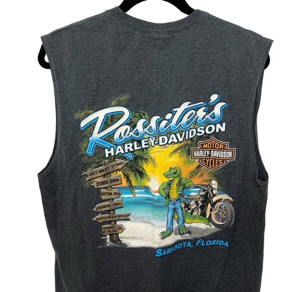 Rossiter's Harley Davidson, Motor Cycles, Tank Top for Men, Size Large - Picture 5 of 11